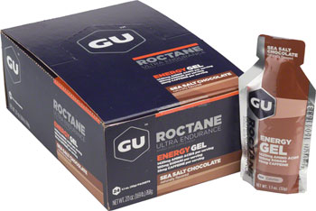 GU Roctane Energy Gel - Sea Salt Chocolate, Box of 24 BOX Gels
