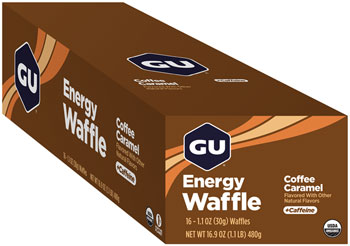 GU Energy Waffle - Coffee Caramel, Box of 16 BOX Waffles