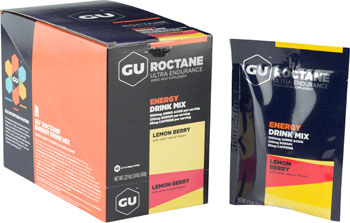 GU Roctane Energy Drink Mix - Lemon Berry, Box of 10 BOX Drink Mixes