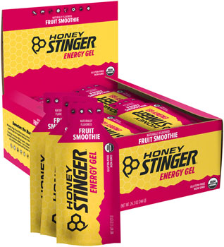 Honey Stinger Organic Energy Gel - Fruit Smoothie, Box of 24 BOX Gels
