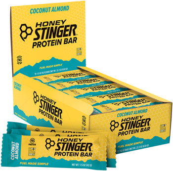Honey Stinger Protein Bar - Chocolate Coconut Almond, Box of 15 BOX Bars