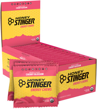 Honey Stinger Organic Energy Chews - Cherry Blossom, Box of 12 BOX Chews