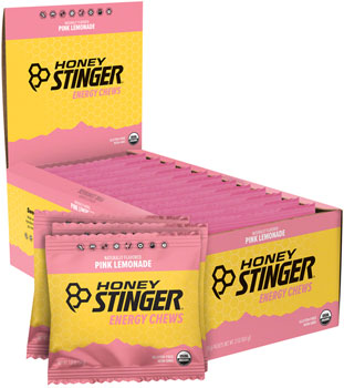 Honey Stinger Organic Energy Chews - Pink Lemonade, Box of 12 BOX Chews