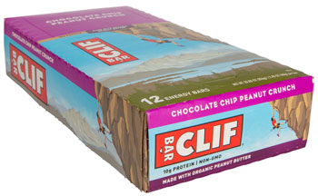 Clif Bar Original: Chocolate Chip Peanut Crunch Box of 12 BOX Bars