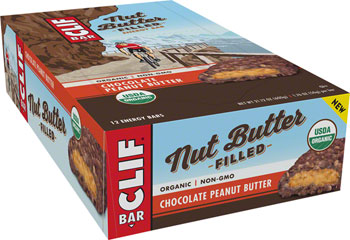 Clif Bar Nut Butter Filled: Chocolate Peanut Butter Box of 12 BOX Bars