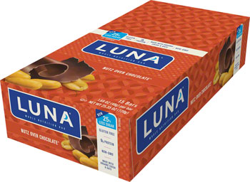 Clif Bar Clif Luna Bar: Nutz Over Chocolate Box of 15 BOX Bars