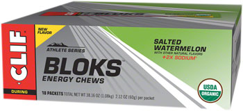 Clif Bar Clif Shot Bloks: Salted Watermelon, Box of 18 BOX Chews