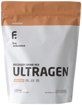 First Endurance Ultragen Recovery - Cappuccino, 15 Servings EA Drink Mixes