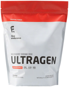 First Endurance Ultragen Recovery - Tropical Punch, 15 Servings EA Drink Mixes