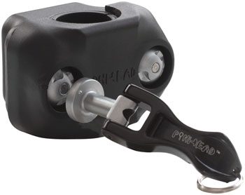 Pinhead TagBox Security Tag Holder - AirTag, SmartTag, Frame/Seatpost Clamp Mount, 34.9/31.8/30.0/28.6 EA Bracket/Accessory
