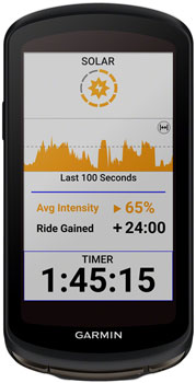 Garmin Edge 1040 Solar Bike Computer - GPS, Wireless, Black EA Bike Computers