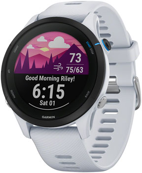 Garmin Forerunner 255 Music GPS Smartwatch - 45.6mm, Whitestone EA Fitness Computers