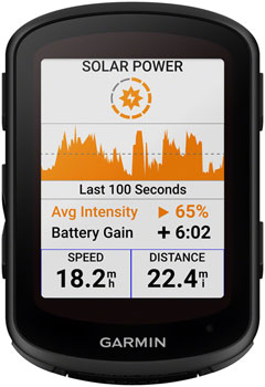 Garmin Edge 840 Solar Bike Computer - GPS, Wireless, Black EA Bike Computers