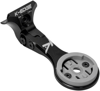 K-EDGE Wahoo Gen 7 Madone/Emomda Computer Mount - Black Anodize Black EA Computer Mount Kit/Adapter