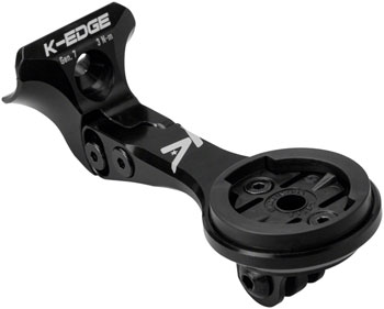 K-Edge Garmin Gen 7 Madone/Emonda Combo Mount - Black Anodize Black EA Computer Mount Kit/Adapter