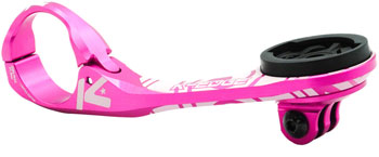 K-Edge Max XL Combo Limited Edition Computer Mount - Garmin/Wahoo, Pink EA Computer Mount Kit/Adapter