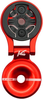 K-Edge Garmin Race Stem Mount with Cap - Red EA Computer Mount Kit/Adapter