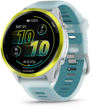 Garmin Forerunner 570 SmartWatch - 47mm, Whitestone/Amp Yellow Whitestone/Amp Yellow EA Fitness Computers