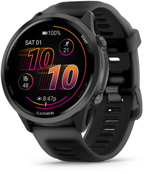 Garmin Forerunner 570 SmartWatch - 47mm, Black EA Fitness Computers