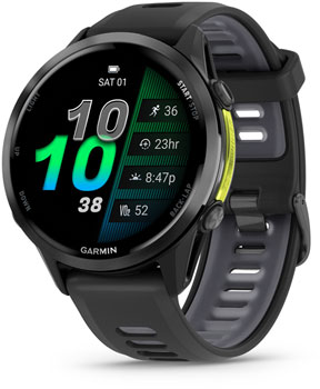 Garmin Forerunner 970 SmartWatch - Black/Amp Yellow EA Fitness Computers