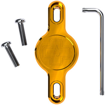 Muc-Off Secure Tag Holder - Gold 3.0 EA Bracket/Accessory