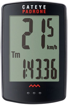 CatEye Padrone Cycling Computer Black EA Bike Computers