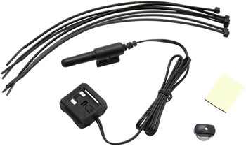 CatEye Computer Mount and Wired Speed Sensor Kit Black KIT Cadence/Speed Sensor