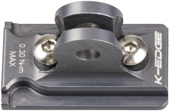 K-Edge NiteRider Adapter: for K-EDGE Go Big Mounts and Combo Mounts, Gun Metal EA Camera Mounts