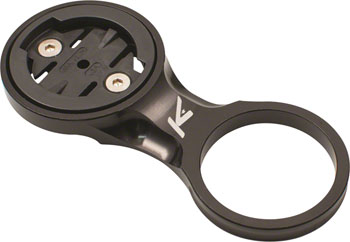 K-Edge Fixed Stem Mount for Garmin Quarter Turn Type Computers, Black EA Computer Mount Kit/Adapter