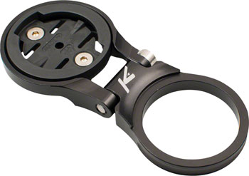 K-Edge Adjustable Stem Mount for Garmin Quarter Turn Type Computers, Black EA Computer Mount Kit/Adapter