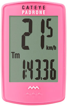 CatEye Padrone Bike Computer - Wireless, Pink EA Bike Computers