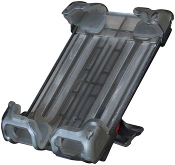 Delta Hefty Holder Plus Smartphone Bike Mount - Clear Gray EA Phone Bag and Holder