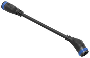 Mahle Smartbike Systems AD RA2 Range Extender Connector Cable - 30 Degree Plug, 100mm EA Ebike Battery Cables