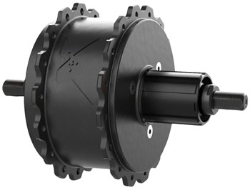 Mahle Smartbike Systems X35 Ebike Hub Motor - Class 1, 20mph, 90 deg axle, Black EA Ebike Hub Drive Systems