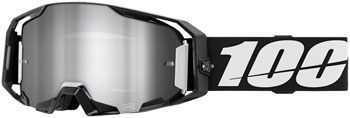 100% ARmatic Goggles - Black, Mirror Silver Flash Lens Black Mirror/Silver Flash EA Goggles