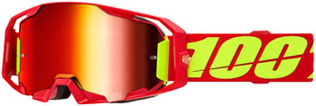 100% ARmatic Goggles - Red, Mirror Red Lens Red/Red Mirror EA Goggles