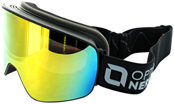 Optic Nerve South Paw Goggles - Matte Black, Brown/Red Revo Cat 3 Matte Black EA Goggles