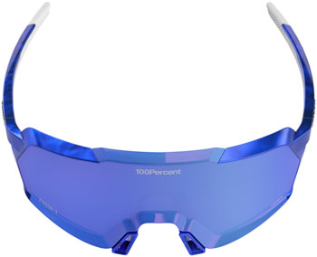 100% Aerocraft Sunglasses - LE RBH Gloss Blue Holographic/Hiper Royal Blue Mirror Lens Gloss Blue Holographic EA Sunglasses