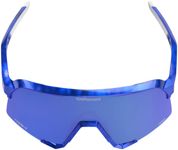 100% S3 Sunglasses - LE RBH Gloss Blue Holographic/Hiper Royal Blue Mirror Lens Gloss Blue Holographic EA Sunglasses