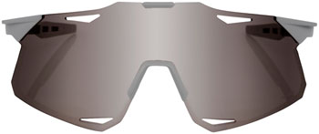 100% Hypercraft Sunglasses - Matte Stone Grey/Hiper Silver Mirror Lens Matte Stone Grey EA Sunglasses