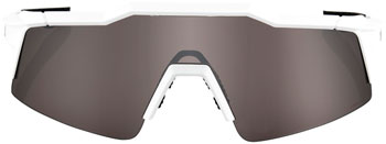 100% Speedcraft SL Sunglasses - Matte White/Hiper Silver Mirror Lens Matte White EA Sunglasses