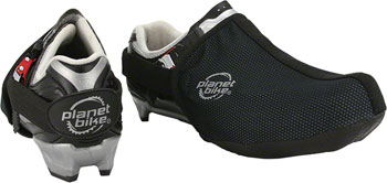 Planet Bike Dasher Toe Shoe Cover: Black, MD Black PAA Shoe Covers
