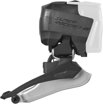 Campagnolo Super Record S Wireless Front Derailleur - 12-Speed, Braze-On, Battery Sold Separate, Black EA Front Derailleur