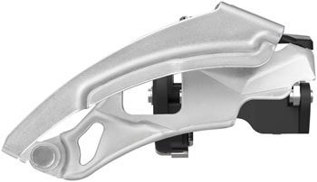 SunRace M300 Front Derailleur - 7/8-Speed, Triple, Dual Pull, 34.9/31.8/28.6mm Clamp Band, Silver EA Front Derailleur