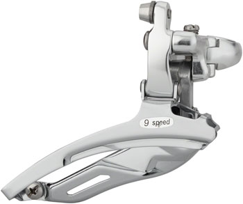 microSHIFT R539 Front Derailleur 9-Speed Triple 52/42/30, 28.6/31.8 Band Clamp, Shimano Compatible EA Front Derailleur