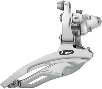 microSHIFT R538 Front Derailleur 8-Speed Triple 52/42/30, 28.6/31.8 Band Clamp, Shimano Compatible EA Front Derailleur