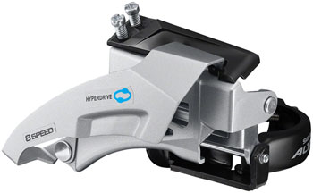 Shimano Altus FD-M315-TS Front Derailleur - 7/8 Speed, Top Swing, Dual-Pull EA Front Derailleur