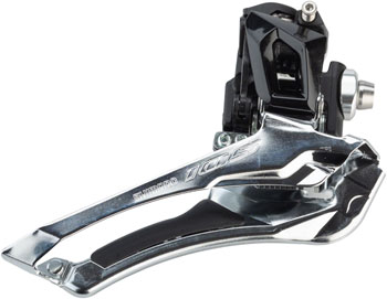 Shimano 105 FD-R7000-FL Front Derailleur - 11-Speed, Double, Braze-On, Down-Swing, Black EA Front Derailleur