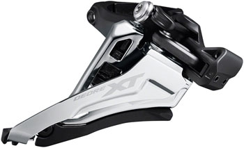 Shimano XT FD-M8100-M Front Derailleur - 2x12, 34.9/31.8/28.6 Clamp, Front Side-Swing, Black EA Front Derailleur