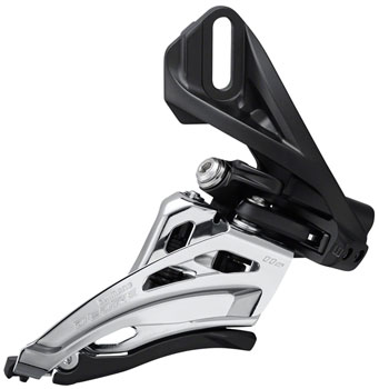 Shimano Deore FD-M5100-D Front Derailleur - 11-Speed, Double, Side Swing, Front Pull, Direct Mount, Black/Silver EA Front Derailleur